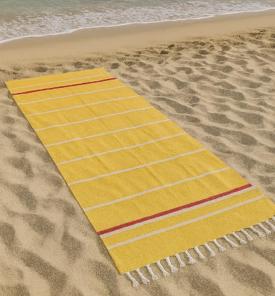 Drap de plage en coton Riviera 90x170cm absorbant et doux