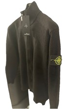 Stone Island Feinstrickjacke Ohne Taschen Schwarz Gr. L