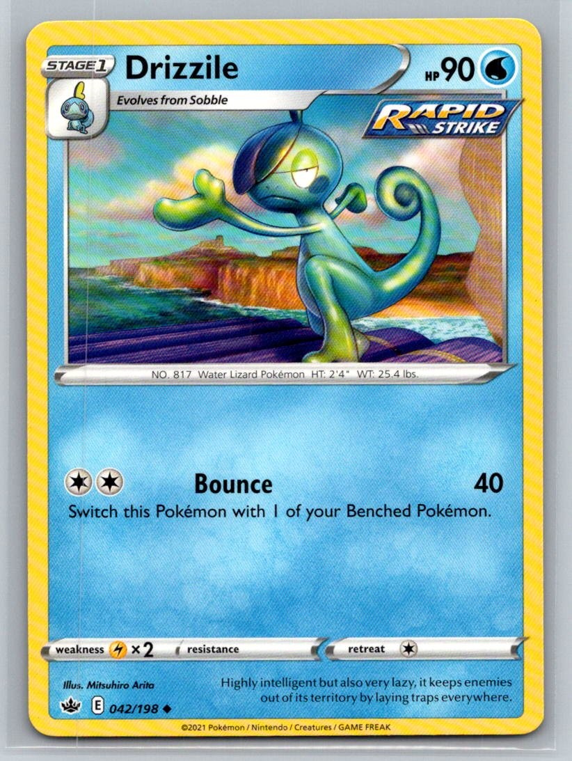 Drizzile #042/198 SWSH06: Chilling Reign Uncommon - Pokemon Cards G3