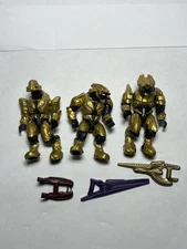 Halo Mega Construx Bloks Elite General Spec Ops Combat Gold Lot