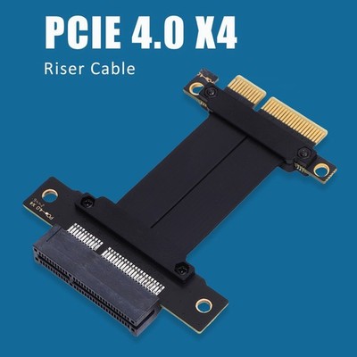 High Speed PCIe 4.0 X4 Riser Cable For Graphics Card Extension AKYY