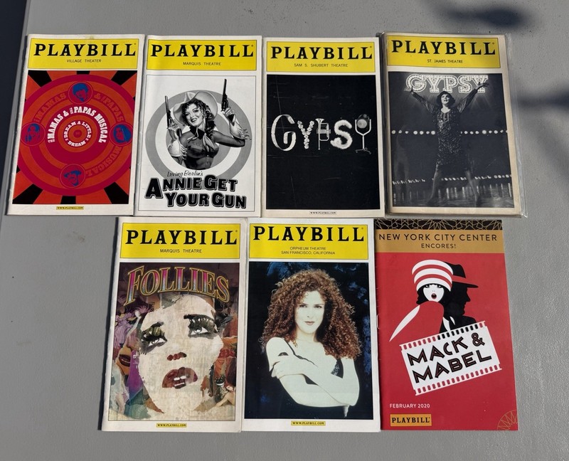 Vintage Playbill Magazines VERY GOOD CONDITION 36 Total