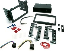 Scosche ICGM10BN Complete Double/Single DIN Stereo Installation Kit for Black