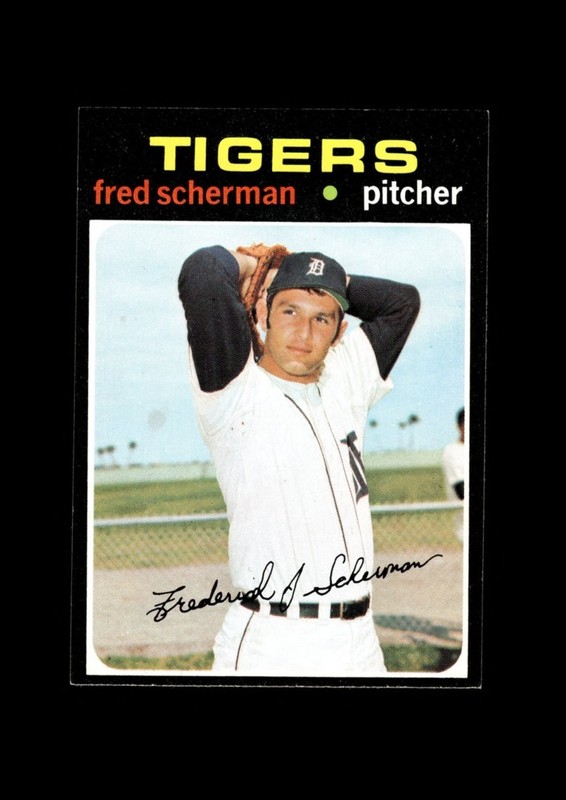 1971 Topps Set-Break #316 Fred Scherman NR-MINT *GMCARDS*