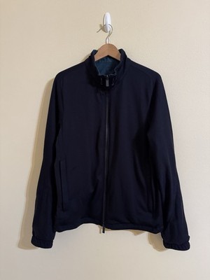 Ermenegildo Zegna Reversible Brezza Blouson Jacket Wool Blue 50 | eBay
