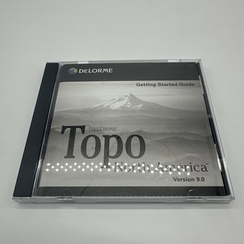 Delorme Topo North America Version 9.0 CD ROM Getting Started Guide B165