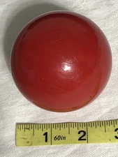 Sportcraft Croquet Ball Solid 2 3/4 in  Red Replacement Sport Craft Hard Plastic