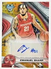 Emanuel Sharp 2024-25 Bowman Best U Auto #B24-ES Gold /50