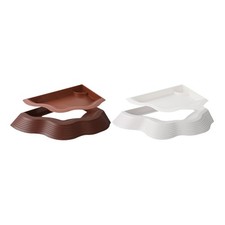 Reptile Water Dish Bathing Pool with Ramps Tank Accessory Terrarium Plate