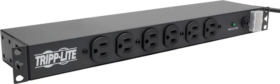 Premium 14-Outlet Surge Protector Power Strip with 3000 Joules & LED Diagnostics - Image 3 of 4