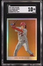 2023 TOPPS 206 NPB IMAGE VARIATIONRAINBOW FOIL #122  Shodai Uchida /99 SGC 10