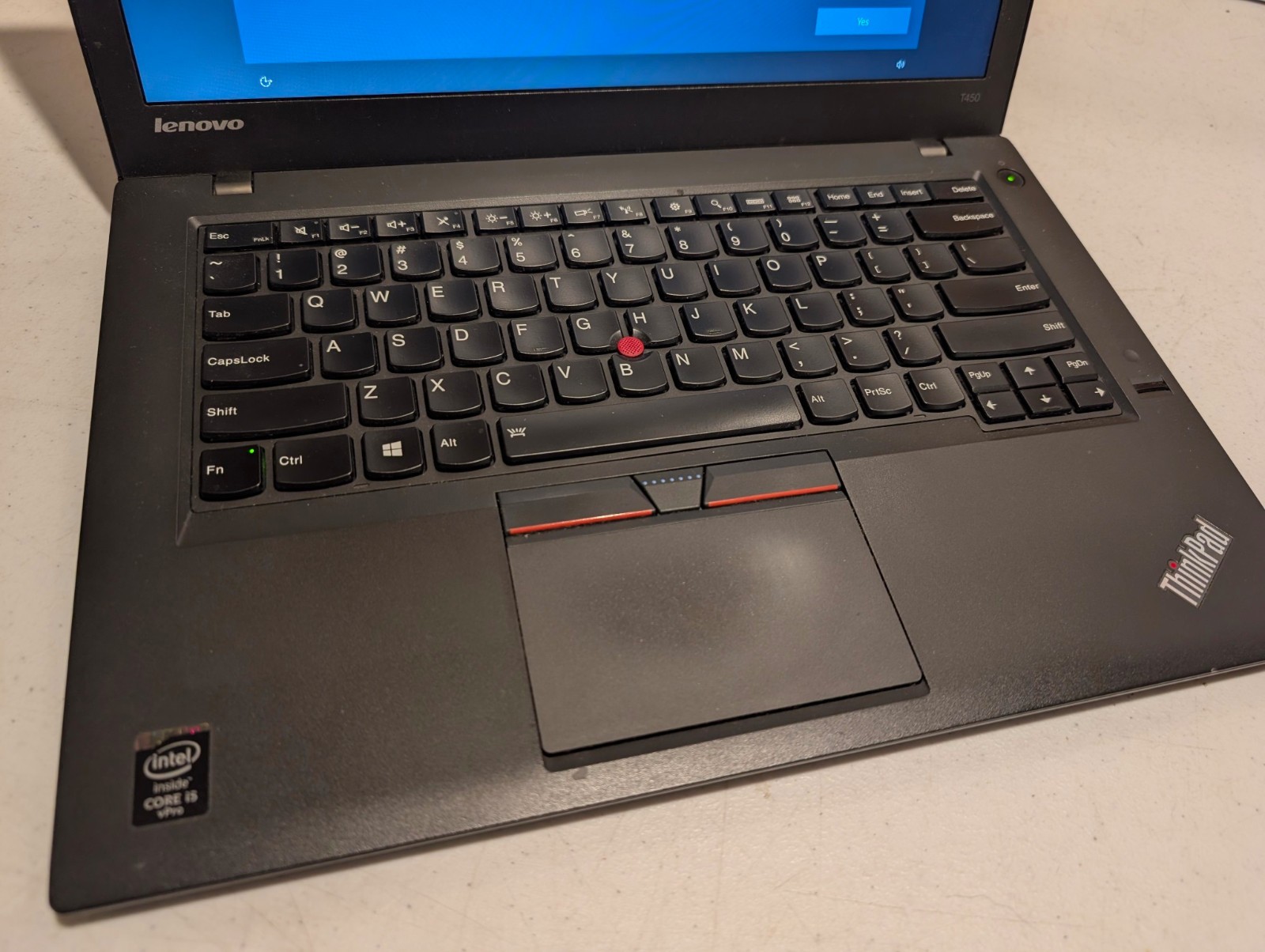 Lenovo ThinkPad T450, 14-Inch Laptop, with Intel Core i5-5300U, Windows 10 Home