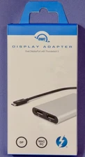 New OWC Thunderbolt 3 Dual DisplayPort 1.2 Adapter