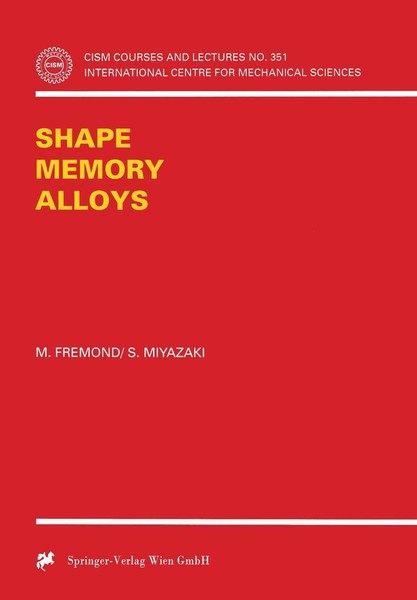 Shape Memory Alloys M. Fremond-image
