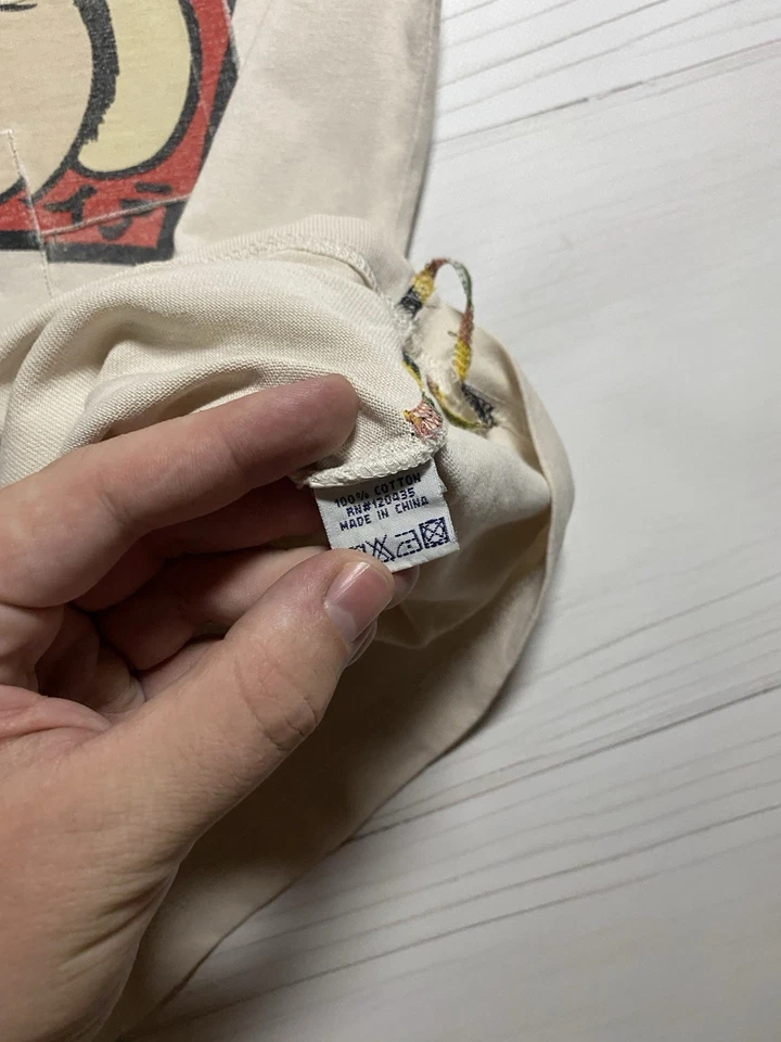 Camiseta vintage Evisu Big Logo usada japonesa y2k talla M mujer Foto 4 de 4