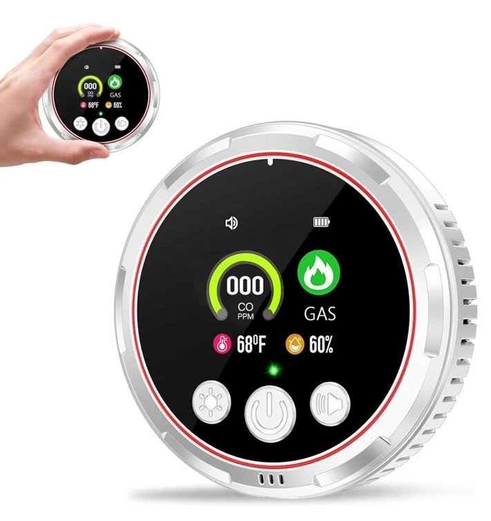 Детекторы угарного газа 4 в 1 и детектор утечки природного газа, портативные - Изображение 2 из 4