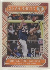 2020 Panini Illusions Clear Shots Orange Brian Urlacher #18 HOF e0v