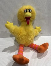 Vintage Big Bird Plush 13" Playskool Sesame Street 1986 70205