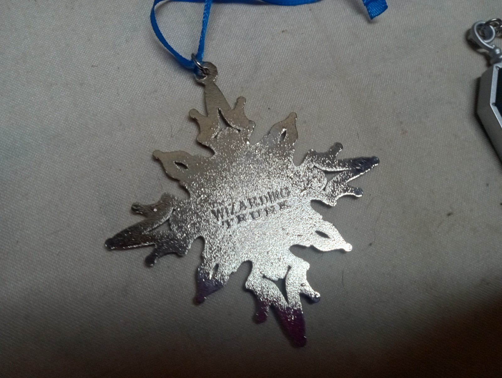 Harry Potter collectible lot, wizarding world trunk orb, pendan, medallion, figu