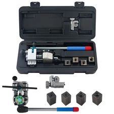 Professional Brake Line Flaring Tool 45 Degree Set Single, Bubble, Double Fla...
