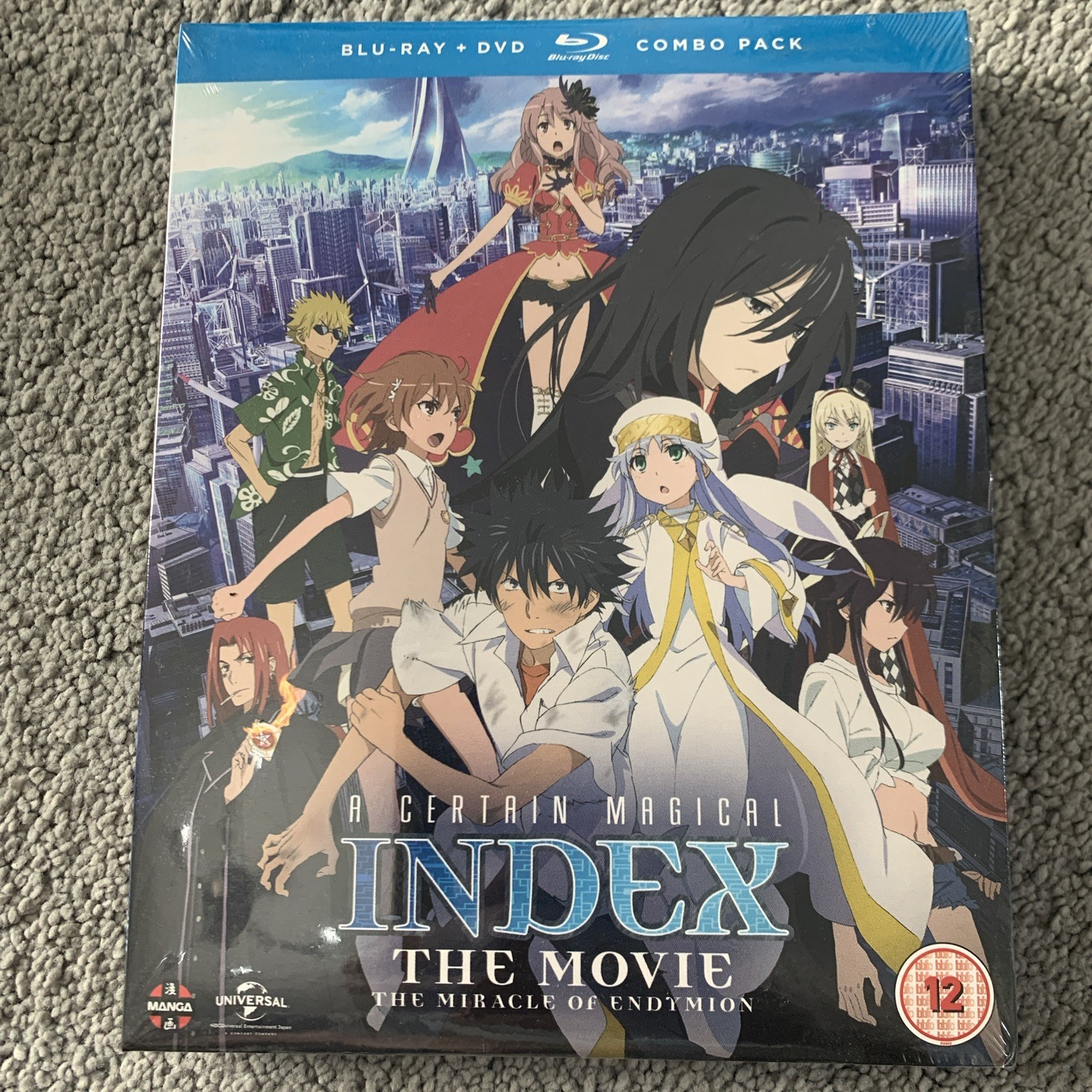 A Certain Magical Index The Movie The Miracle of Endymion Blu-ray New Sealed