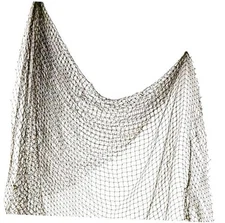 Fishing Net Decor – Real Repurposed 5x10ft Fishing Net for Wall, Beach Party & 