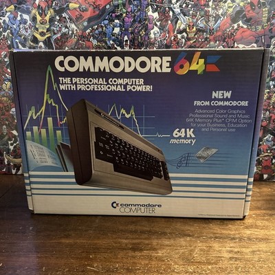 Commodore 64 Computer Console - Complete - Tested - Authentic - Super Clean!