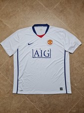 Vintage Nike Manchester United Away 2008/09 Soccer Jersey Football Shirt XXL
