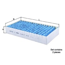 Innenraumfilter Pollenfilter für Mercedes M-Klasse W164 R-Klasse W251 | 2391746