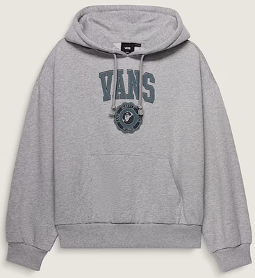 Vans Women's Gray Inter V Retro Pullover Hoodie (VN000MA402F) Size M - NWT
