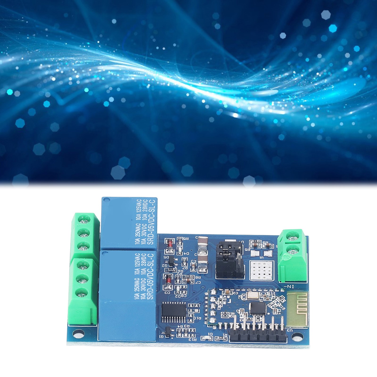 2 Channel BT Relay Module Wireless Control For Smart Home DC5V Easy To Use