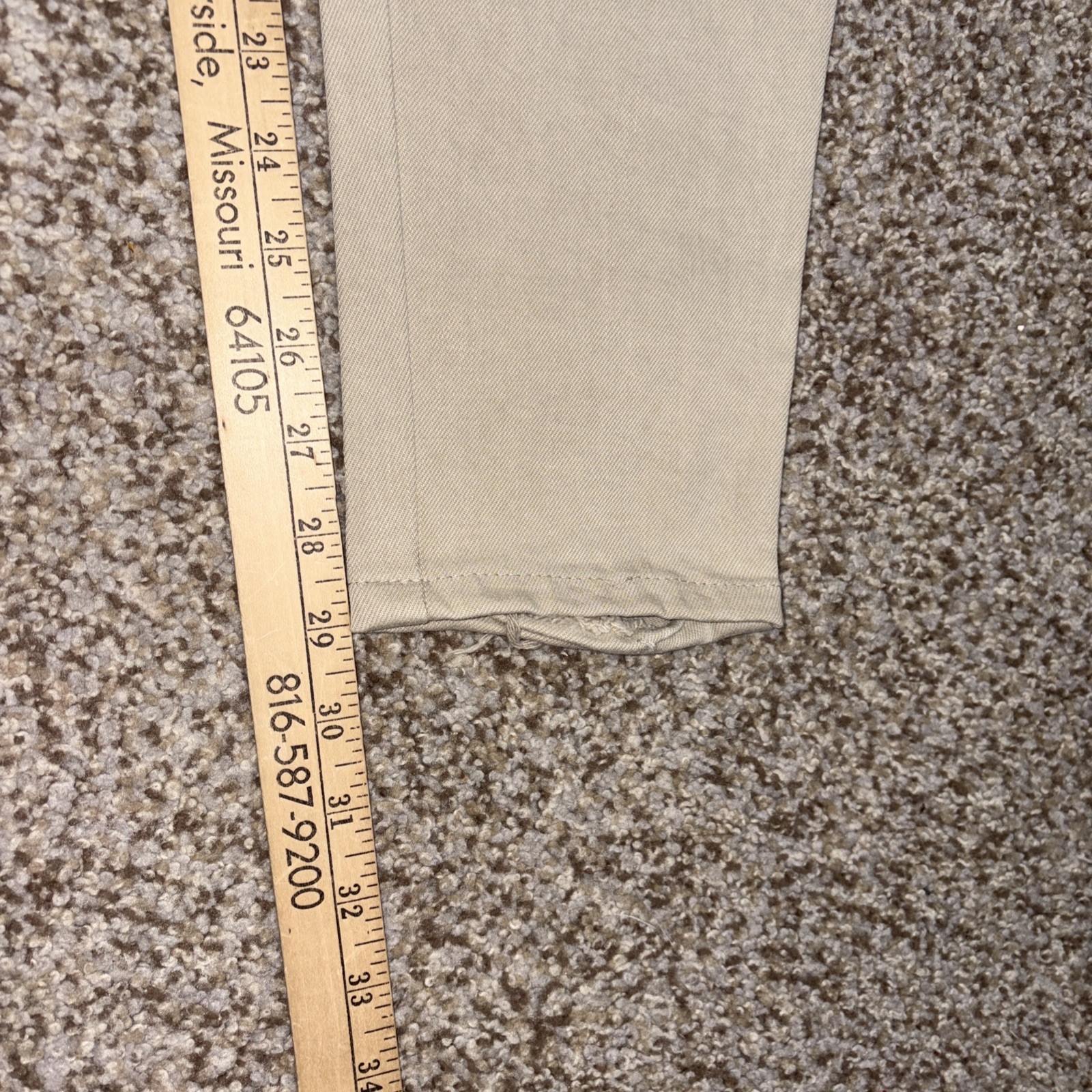 Mavi Jeans Mens 34x32 Tan Zach Straight Leg Denim Pants Fits 35 X 29 - View 12