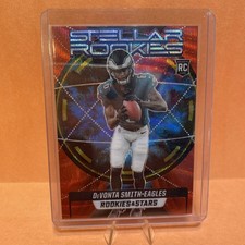 2021 Panini Rookies & Stars - Stellar Rookies Devonta Smith #SR-6 Red Wave (RC)