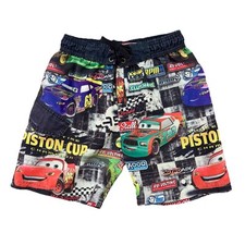 Disney Pixar World of Cars Lightning McQueen Swim Trunks Size 4