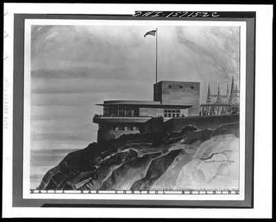 Photo:Rocky Point RI 1930s Cliff House Rendering American Safety Film