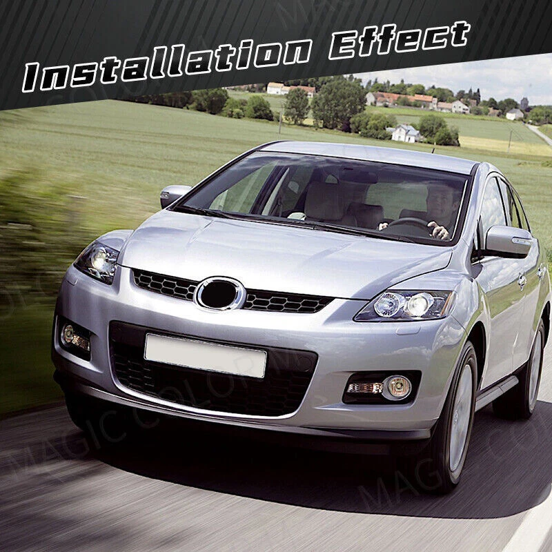 Par de luces antiniebla para parachoques Mazda RX-8 MPV 6 5 3 2 CX-7 CX-5 CX-9 MX-5/Miata Foto 3 de 3