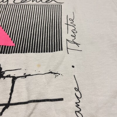 Vintage 80s NYC Gravity Graphics T Shirt Music Dance Art Lesbian