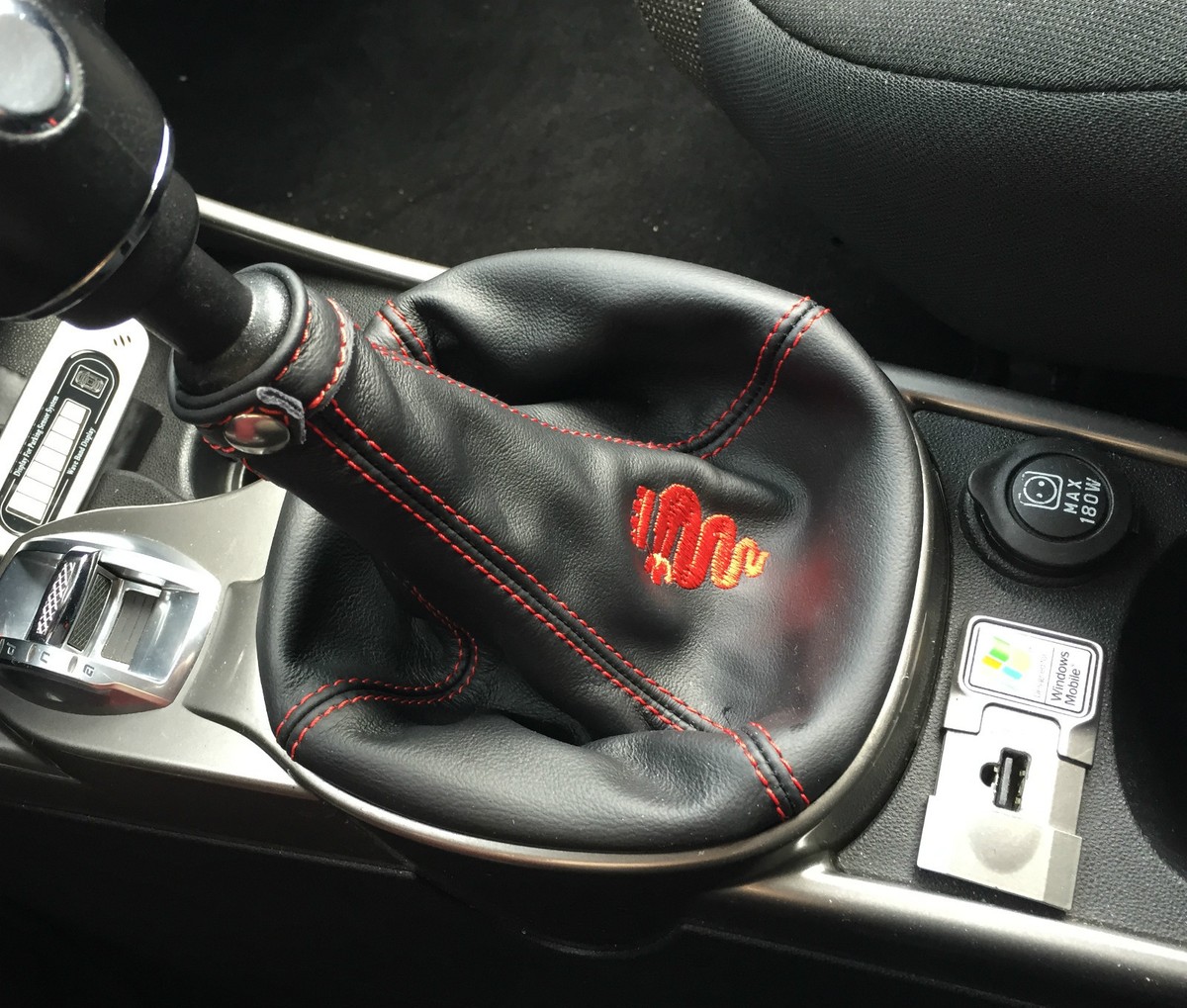 Cuffia Cambio Alfa Romeo Mito In Pelle Nera - Originale, Con Agganci, Dal 2008 - Foto 14