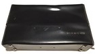Black vintage hard camera case with textured leather sides and “Diamond” logo on top, made in USA by Diamond.
