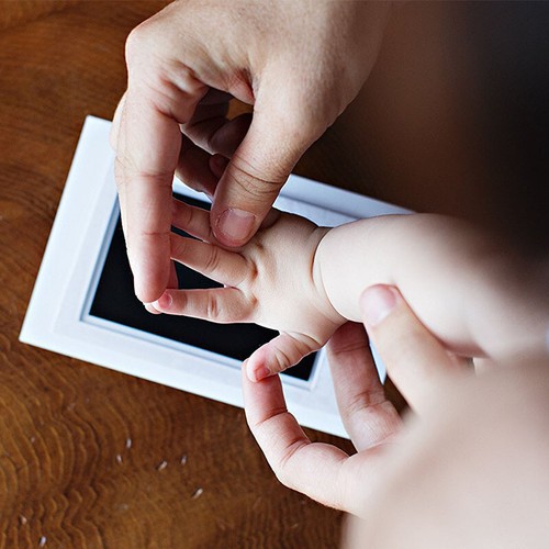 2pcs Baby Paw Print Pad Foot Touch Ink Pad Newborn Souvenir Gift Handprint Stamp - Picture 9 of 17