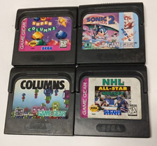 Sega Game Gear Lot of 4 - Columns Super Columns Sonic 2 - Ucx20