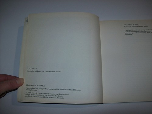 MILWAUKEE ART CENTER Paintings from the von Schleinitz Collection, 1968, x - Picture 5 of 15