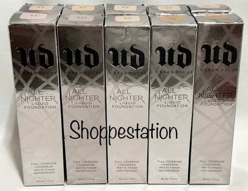 Urban Decay All Nighter Liquid Foundation Full Coverage Waterproof CHOOSE SHADE - Picture 1 of 16