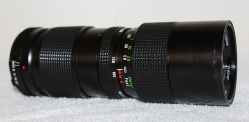 Vivitar 35mm SLR Camera Lens f= 85-205mm Auto Zoom 1:3.8 + Case - Picture 3 of 12