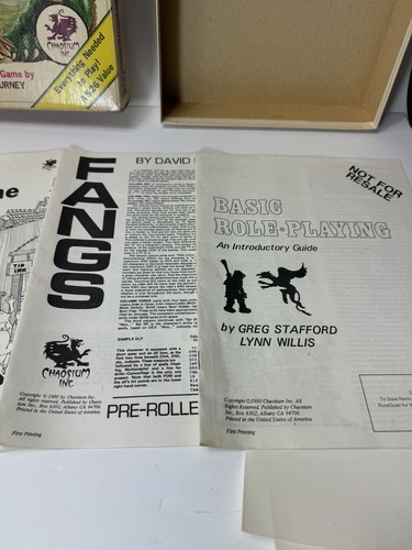 Chaosium : RUNEQUEST - Fantastic Adventures with Heroes & Magic (2nd Edit) 1981 - Picture 4 of 16