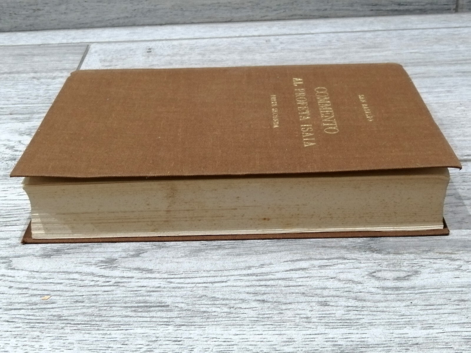 COMMENTARY TO THE PROPHET ISAIA PART 2nd S. BASIL 1939 GREEK SERIES SIX S.E.I. TURINO