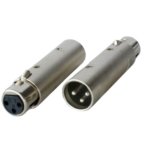 XLR Male to Female Phase Reverse/Reversal Adapter DJ DMX Plug to Socket - Picture 1 of 1