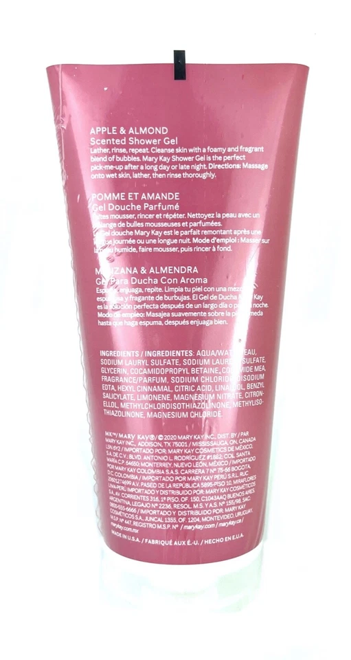 MARY KAY APPLE AND ALMOND SCENTED SHOWER GEL~3 TUBES~6.7 FL. OZ. EACH~FULL SIZE - Image 3 of 3