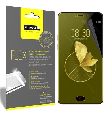 3x Schutzfolie für Archos Diamond Gamma Folie, 100% Displayabdeckung, dipos Flex