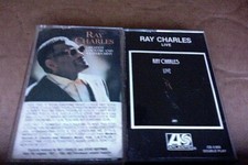 2 EX Jazz CASSETTE Ray Charles Greatest Country and Western Hits  LIVE Atlantic
